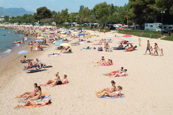 Mobile Homes By Kelair At Playa Montroig Camping Resort Tarragone Extérieur photo